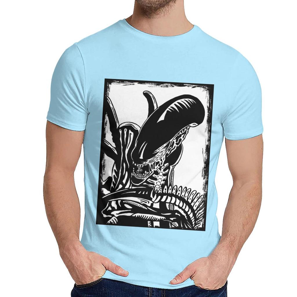 Alien Vs Predator Tee Alien Covenant Men Awesome Natural Cotton T Shirt Crewneck