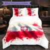 Poland 3 Piece Bedding Set Soft Duvet Cover Set with Pillowcases Printed Bedroom Decor Set for Home