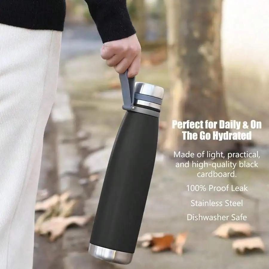 37Oz/1100ml For Hot/Cold Drinks Coffee Water Bottle Wide Mouth Thermal Cups- Leakproof Insulated Commute Travel Picnic Friendly