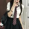 Striped Tie For Kids With Casual Style Perfect For School Uniforms