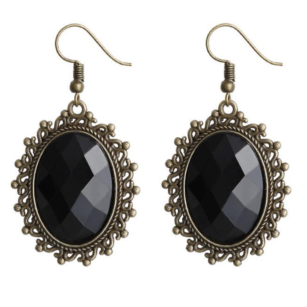 Steampunk Gothic Necklace Vintage Tassel Punk Retro Necklace Black Lace Choker Jewelry Gift