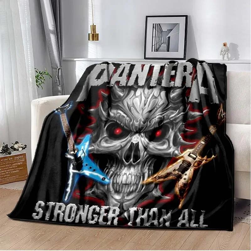 Κουβέρτα US Pantera Band Πόστερ Dimebag Darrell Τυπωμένη, για Σαλόνι, υπνοδωμάτιο, σπίτι, αυτοκίνητο, γραφείο, Δώρο για φίλο, εσύ Αγαπάς
