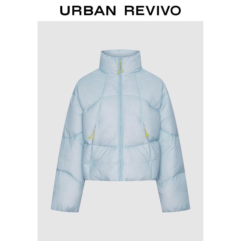 

UR Women s Stand Collar Zipper Quilted Loose Duck Down Jacket UYL150068 XL