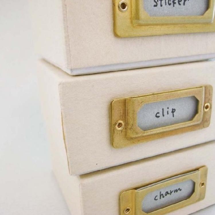 6 Pezzi Organizzatore Etichette Indice in Ottone Supporto Etichette Nome Antiruggine Per Cartella di Smistamento Documenti Armadio di Classificazione