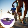 Reflective Waist Bag with Headphone Jack Zipper Closure Pockets Design Multi-purpose Style Belt Bag Running Accessory
