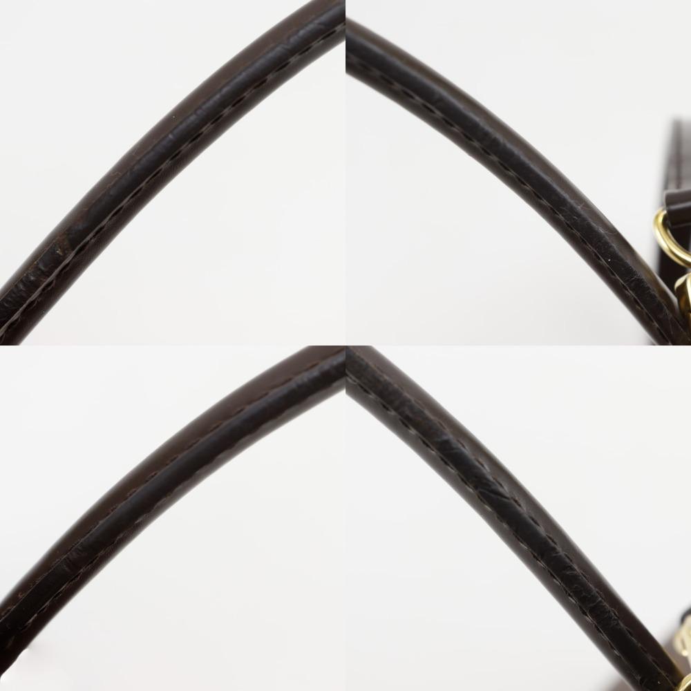 Louis Vuitton Kensington Handtasche N41435 2WEGE Schulter Braun Damier Canvas Damen Gebraucht