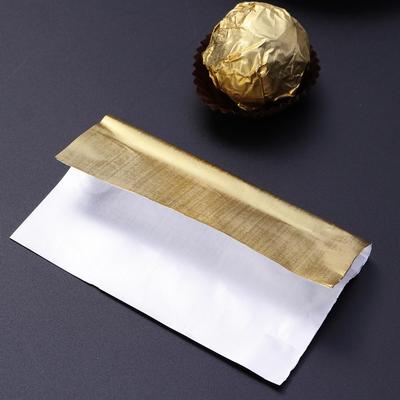 300 Pcs Aluminum Foil Paper Chocolate Wrapping Paper Candy Wrappers Food Grade Square Plastic Bags Home Storage