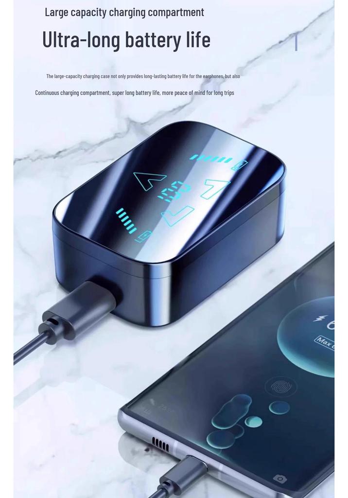 2026 Wireless Noise-Cancelling Bluetooth Earbuds: Premium Sound, Long Battery Life, Unisex In-Ear Design