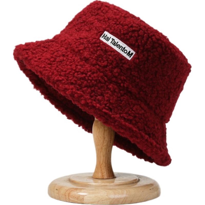 Winter Warm Fleece Bucket Hat for Men Women Cold Resistant Fisherman Cap Outdoor Cold Resistant Panama Fisherman Cap Casual Cap