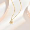 Exquisite Moissanite Clavicle Necklace: High-End Fashionable Pendant for Birthdays