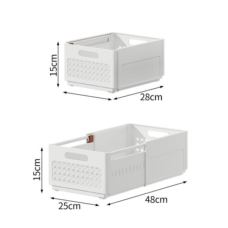 Expandable Underwear Organizer Drawer Divider, Foldable Clothes Storage Box for Socks,Bras, Underwear, Closet Organizer
