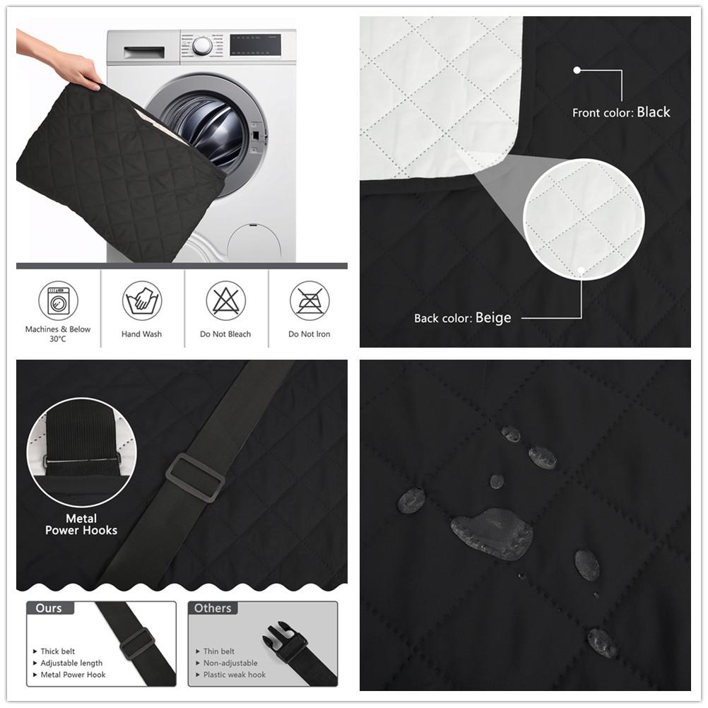 Reversible Easy-Going Sofa Couch Cover Waterproof for Dogs Water Resistant Furniture Protector with Elastic Adjustable Strap