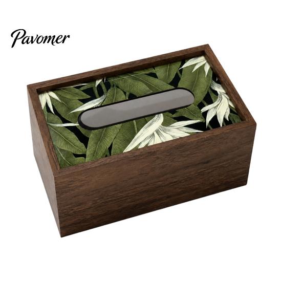 Große Kapazität Taschentuchbox Holzbox Abdeckung, Rechteckiger Papierhandtuchspender, Dekorative Serviettenaufbewahrung Moderner Organizer für Schreibtisch Zuhause