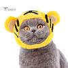 Pet Hat for Cats Adorable Cat Banana Duck Sun Flower Flamingo Tiger Soft Cartoon Design Fastener Tape Adjustable Funny Costume