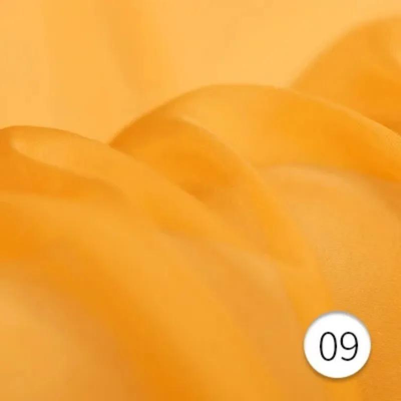 100% hedvábný šifon z moruše na metr pro Hanfu, svatební šaty, pyžama, sukně, šití DIY, tenká látka, prodyšná