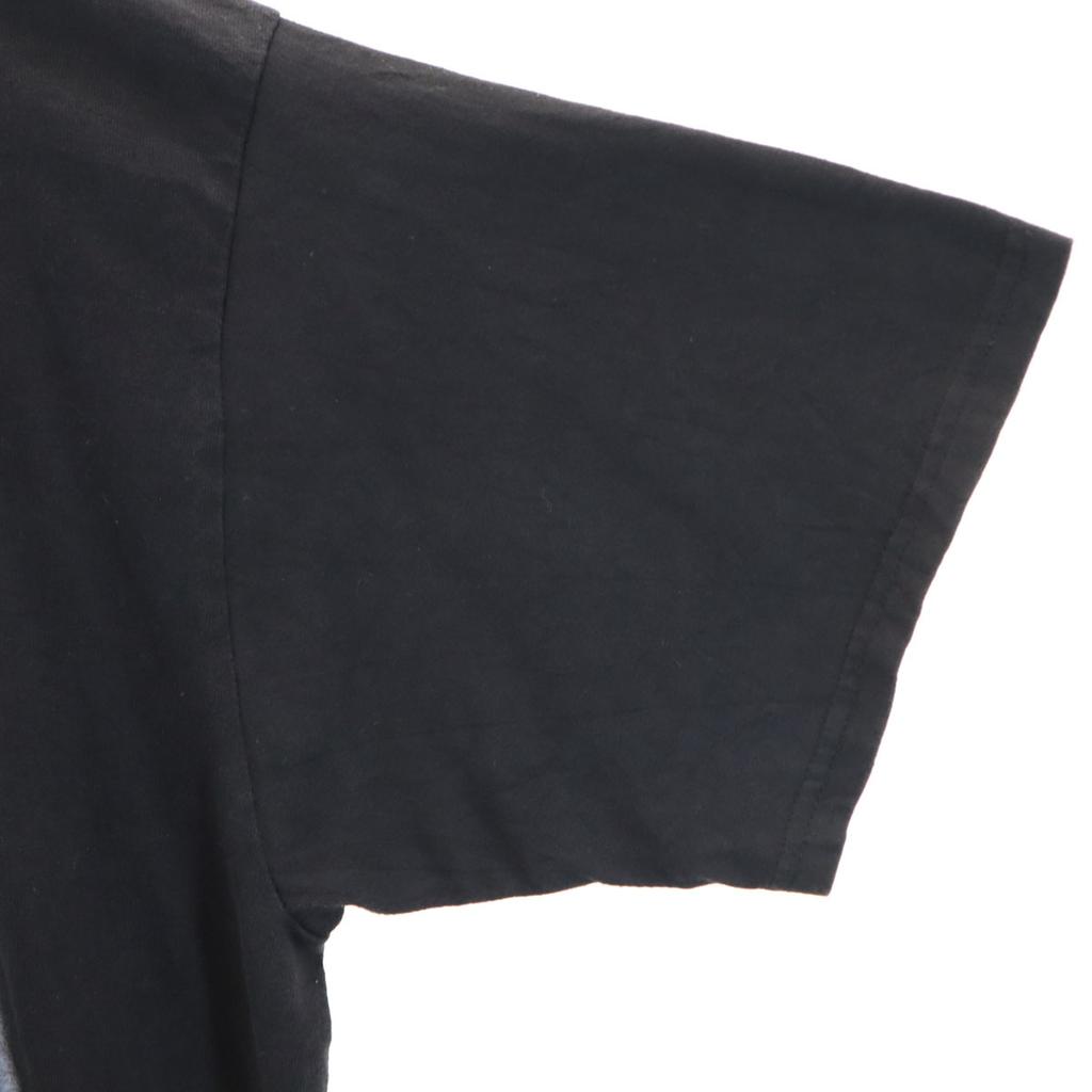 tultex חולצת טי קצרה קנדית משנות ה-90 מוזיקלית ישנה OL' MAN RIVER לגברים משומשת