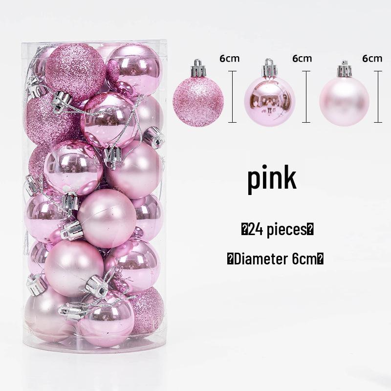 Christmas Tree Hanging Ball Ornaments - Electroplated & Colored Balls for Mall or Bar Ceiling Decoration, Large Bucket Set