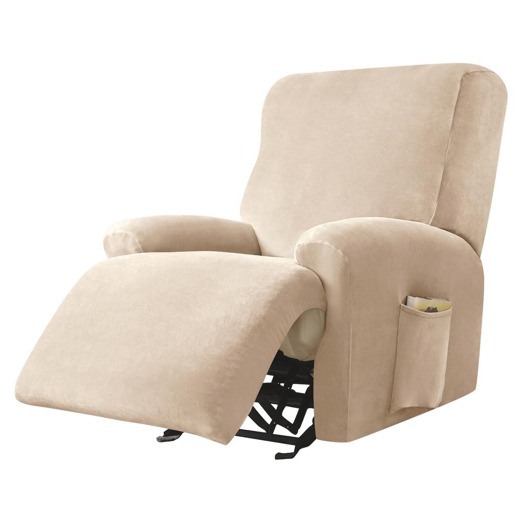Silver Fox Velvet Elastic Split Function Sofa Cover Massage Chair Cover Chivas Sofa Cover