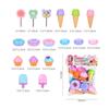 Simulation Dollhouse Accessories Pastry Afternoon Tea Toy Pretend Play Set Dessert Cake Cupcake Low Tea Accessories