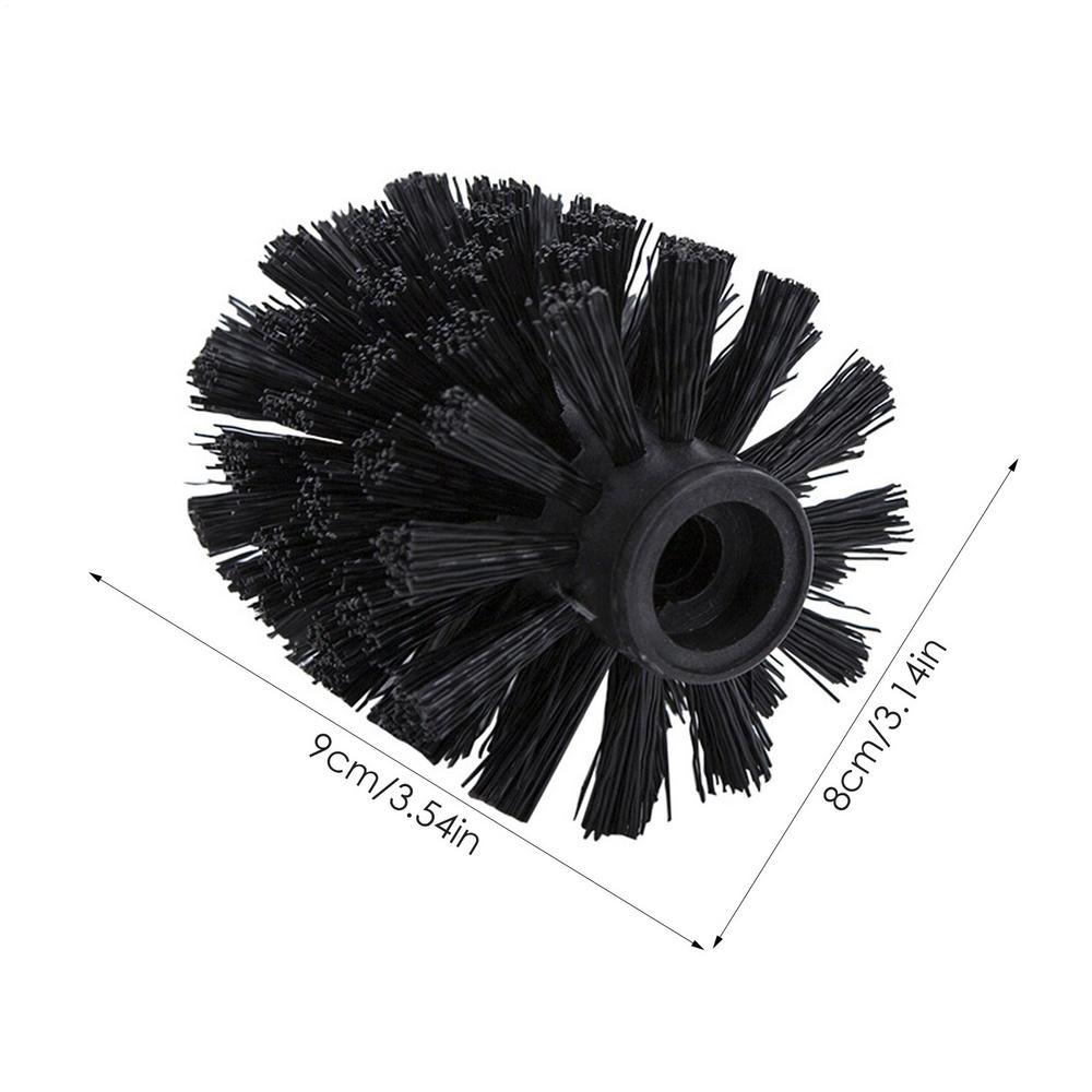 

Durable Toilet Brush Head Holder Replacement Tool Bathroom Cleaning Accessory for Bathroom Cleaning Hygiene Maintenance Tools чорний