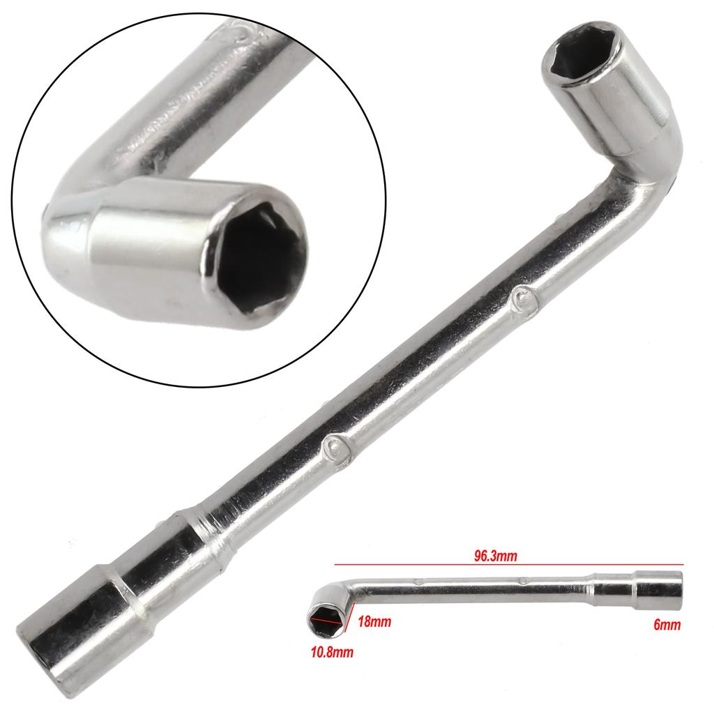 1PC L Type Multifunctional Socket Wrench 6mm 7mm Hex L-shaped Screw Nut Wrench Sleeve Tool For Ender 3 MK8 Nozzle Hand Tools