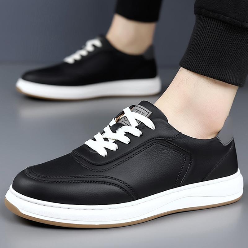 New Summer Men's Breathable Work Shoes Trendy Casual Sports White Slip On Shoes Versatile Board Shoes For Motorcycle Riders