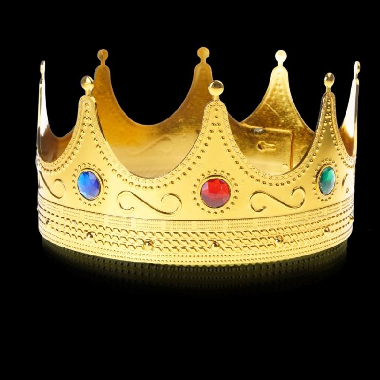 Royal King Crown Princed Crown and Tiaras Queen Crown Princed Costume Accessory for Halloween Cosplay Birthday Party