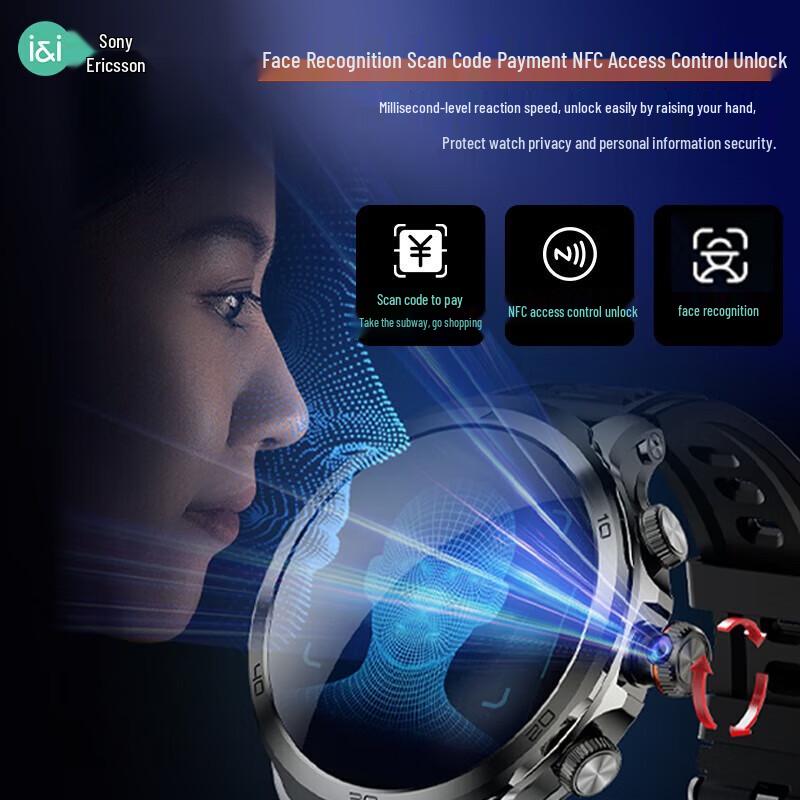 Saiai H99 4G Android Smartwatch with Rotating Camera (CN Version)