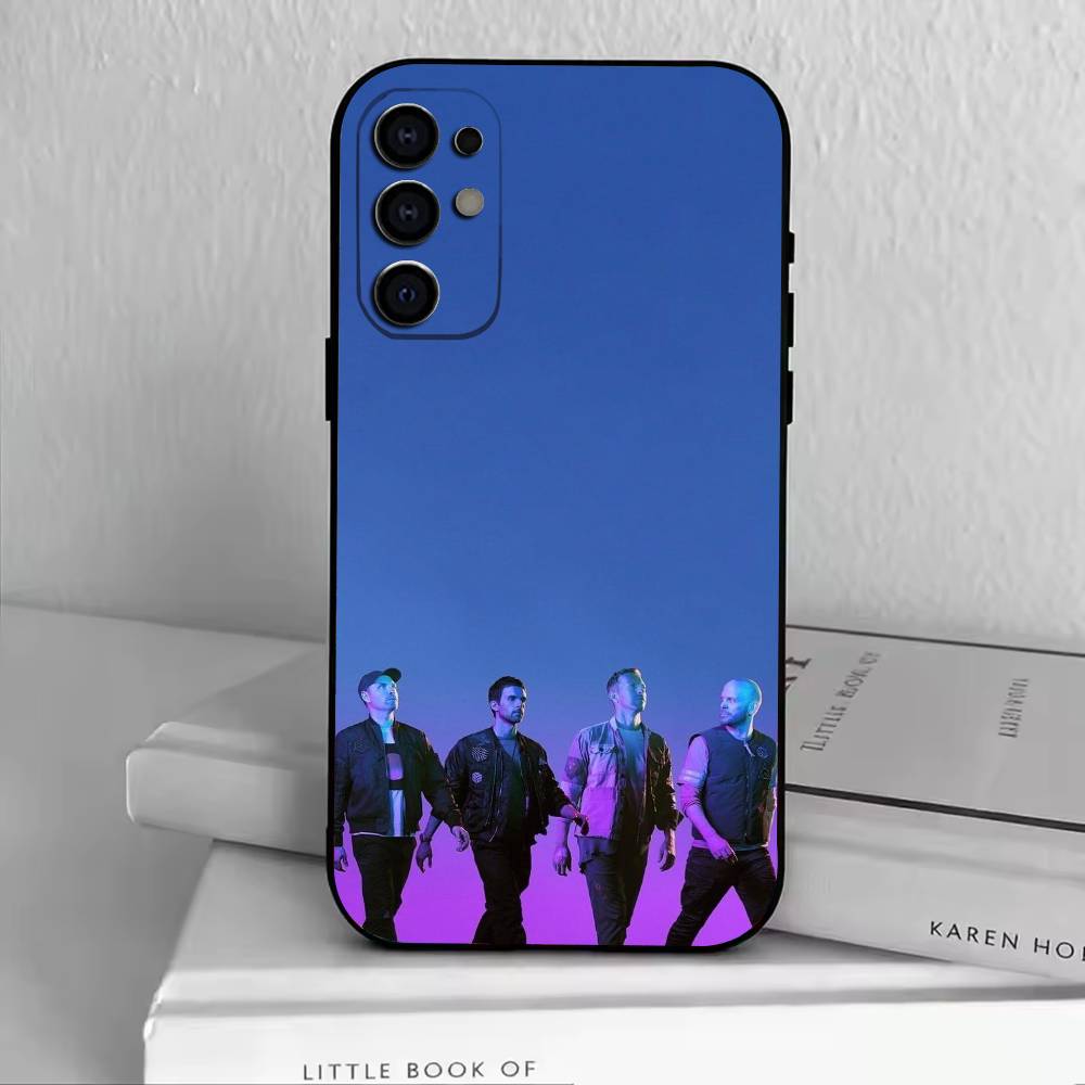 Band C-Coldplay Phone Case For Samsung S25,S24,S21,S22,S23,S30,Ultra,S20,Plus,Fe,Lite,Note,10,Black Cover