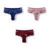 3 Pcs Sexy Panties For Woman Lingerie Lady G-string Lace Female Thongs Underwear Ladies Intimates Free Shipping