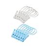 Clothes Pins 12 Pack Clothespins With Plastic Rope For Clothesline Drying Clothing Clips Small Mini Betterlifefg