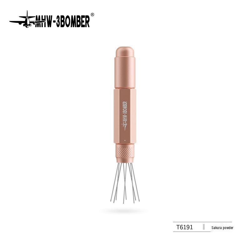 MHW Bomber Needle PRO Italian Coffee & Flour Mixer - Evenly Distributes and Dispenses with Telescopic Design