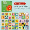 Baby Visual Stimulation Cards Montessori High Contrast Flash Card Infant Gift For Children Cognition Toy