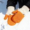 Winter Snow Gloves Thermal Warm Soft Animal Mittens Winter Animal Gloves For Girl Friend Sport Skiing Men Women Parent Outdoor