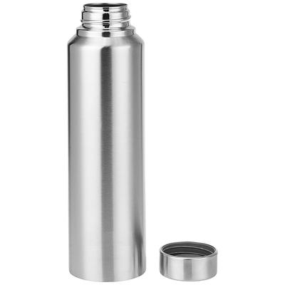 Stainless Steel Water Bottle | 1 L | Spill-Proof | Blitz, Silver