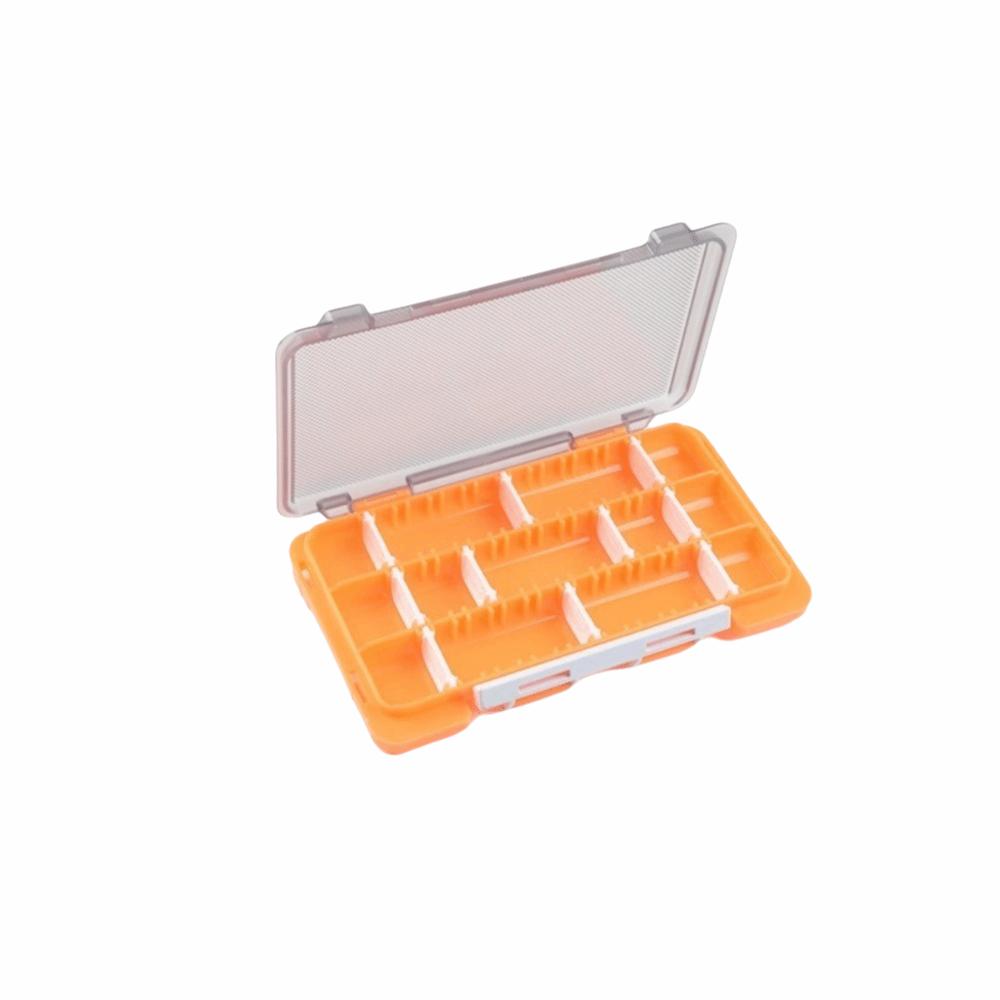 Assembled Design Fishing Tackle Box Durable Material Adjustable Compartments Fishing Hook Box Portable Size Fake Bait Box