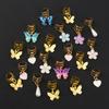 20Pcs Braid Hair Accessories, Alloy Braided Hair Clips with Butterfly Heart Flower Pendants, Spiral Design Hair