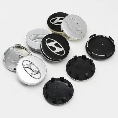 ABS 65/56/61/60mm 3D Car Emblem Wheel Hub Center Cap Badge Covers Accessories For Hyundai I10 I20 I30 Getz Accent Elantra Santa