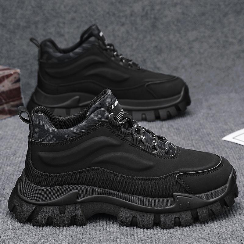 

2024 autumn and winter men s shoes high-top Martin boots men s British style tooling locomotive shoes men s versatile casual trendy shoes 39