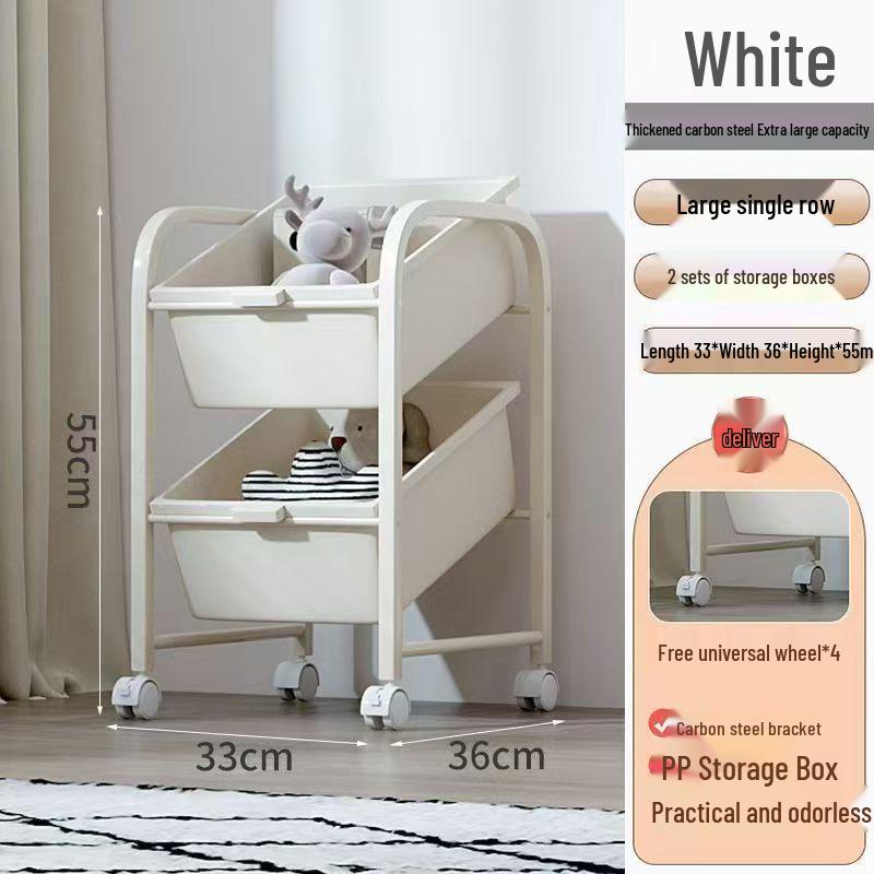 Детская многоярусная полка для хранения игрушек - Передвижная стеллажная система для гостиной или детского сада. Standard