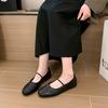 French 2025 New Fairy Gentle Evening Mary Jane Ballet Single Shoes Pregnant Women Lazy Flat Granny Shoes Soft