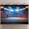 Wrestling Arena Theme Background - Celebration Event Boxing Ring Family Room Living Room Decoration Polyester Material