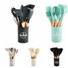 12pcs Heat-Resistant 12-piece Set Kitchen Utensils Multi-functional Save Space Silicone Kitchenware Set Eco-Friendly
