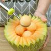 3Pcs/Set Fruit Carving Tools Portátil Confortável Pega Aço Inoxidável Multiuso Trabalho-economia Frutas Dig Polpa Separador