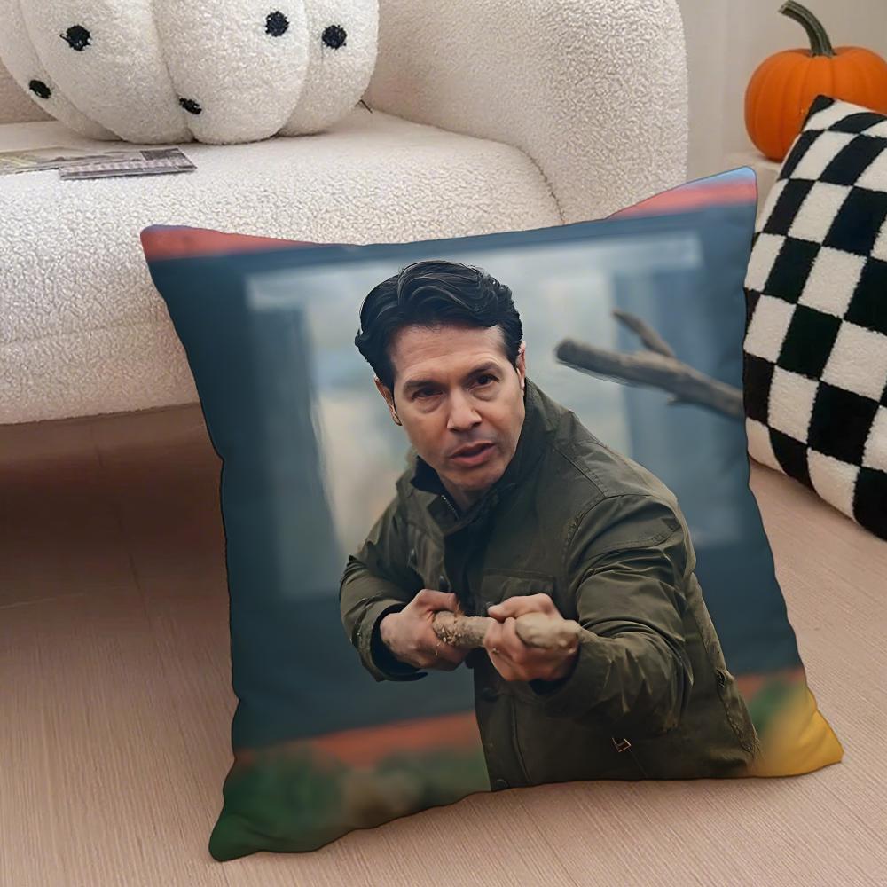JJon Seda Cushion Cover Throw Pillow Cover Hidden Button Durable Polyester Chair Cushion