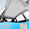 Sun Shades For Tesla Model 3 Highland 2024 Model Y Ice Cloth Buckle Sun Pare Glass Front Rear Sunroof Skylight Accessory Model 3