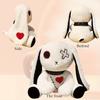 Gothic Darkpunk Style Halloween Rabbit Plush Dark Rebirth  Little Bunny Doll Multicolor Polyester PP Cotton Toy