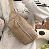 American Retro Trendy Breast Bag Men's Casual Versatile Large Capacity Sliver Bag Sports Riding Nylon Versatile Waist Bag Women