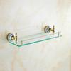 Stainless Steel Bathroom Towel Rack and Shelf Set with Hanger and Rod