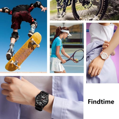 Unisex Analog Watch for Men and Women, Big Face, Perfect for Exams, Waterproof, Easy to Read, Luminous, Casual, Simple Design, Stylish, Perfect for St